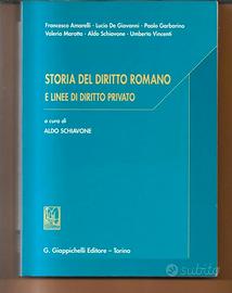 STORIA DEL DIRITTO ROMANO E LINEE DI DIRITTO PRIVA