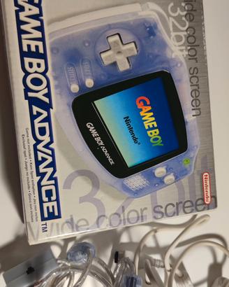 Game Boy Advance trasparente boxato originale