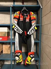 Tuta moto pista MTech Racing pelle taglia 52