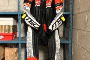 Tuta moto pista MTech Racing pelle taglia 52