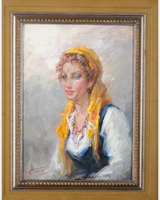 Dipinto olio su tela di Clemente Tafuri