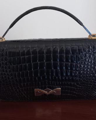 Borsa in coccodrillo fine anni '60 - primi 70'