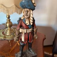 Coppia di Statuette antiche in legno