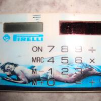 Calcolatrice Ener. solare Pirelli annivers.30 anni