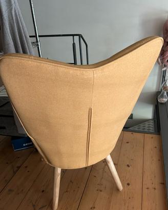 Poltrona gialla Maison du monde