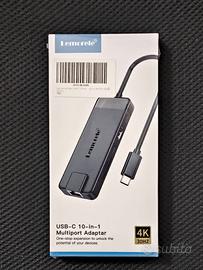 Lemorele TC93 Hub USB-C 10 in 1 -  NUOVO