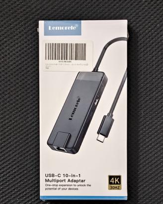 Lemorele TC93 Hub USB-C 10 in 1 -  NUOVO