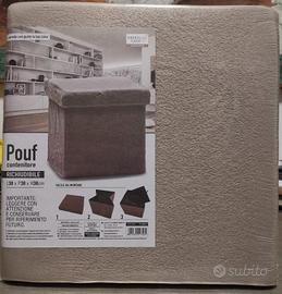 pouf contenitore super morbidoso