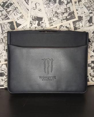 Borsa computer Monster Energy Orig. finta pelle