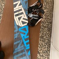tavola da snow board NITRO + attacchi RAIDEN