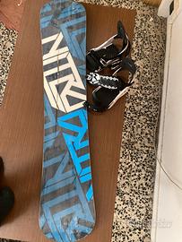 tavola da snow board NITRO + attacchi RAIDEN