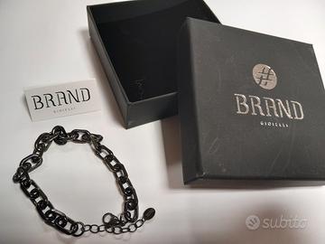 Bracciale uomo con Maglia a Catena Brand Gioielli