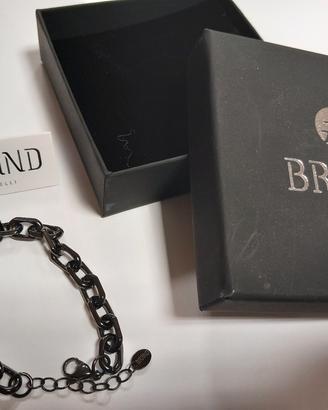 Bracciale uomo con Maglia a Catena Brand Gioielli