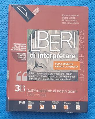 Libro Letteratura Italiana 