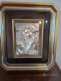 quadro argento Madonna