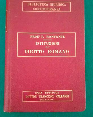 Istituzioni di DIRITTO ROMANO 