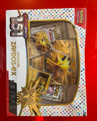 Pokémon 151 Collezione Zapdos-ex sigillata