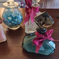 Sette di bottiglie vintage in vetro