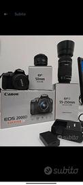 Canon EOS 2000d kit e accessori 