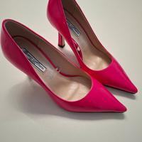 Scarpa donna con tacco 5/7cm fucsia. nr.35.