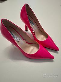 Scarpa donna con tacco 5/7cm fucsia. nr.35.