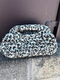 Borsa Clutch Bag all’uncinetto