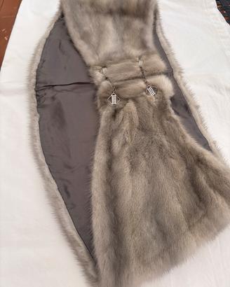 Stola in visone silver completamente trasportata ,