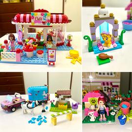 LEGO Friends 4 playset da 550 pezzi + omaggi