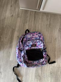 Zaino EASTPAK multivasca, floreale viola e lilla