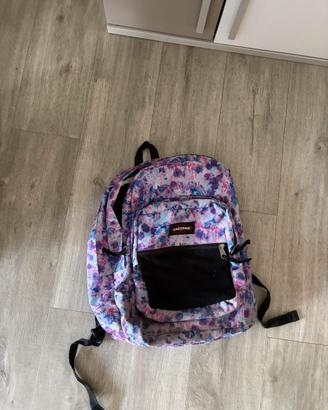 Zaino EASTPAK multivasca, floreale viola e lilla