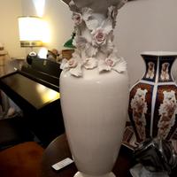 grande vaso capodimonte vintage 60cm opera unics