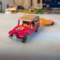 matchbox cj6 jeep 1977 n 53 L + Rimorchio Honda 