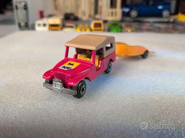 matchbox cj6 jeep 1977 n 53 L + Rimorchio Honda 