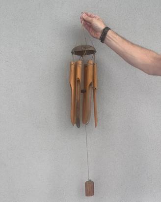 Campana a vento in bambù