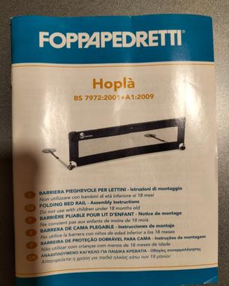 Barriera anti caduta per letto