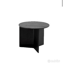 Tavolino Slit table HAY rovere tinto nero