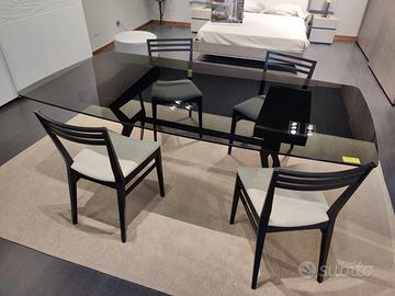 Tavolo Ginepro e sedie Rododendro LeFablier NUOVO