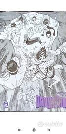 Dandadan litografia + sottobicchieri