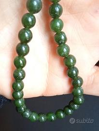 Collana Pietre Naturali Giada Anni 80