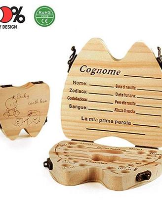 Scatola Porta Dentini da Latte Custodisci Ricordi