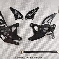 Pedane arretrate KAWASAKI ZX6R ZX6RR 636 2005 2008