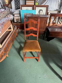 Sedia in legno e seduta morbida