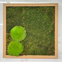 Quadro in verde stabilizzato fatto a mano