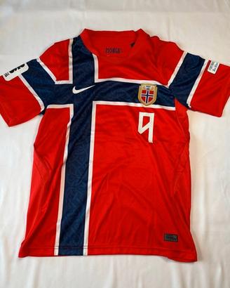 Maglia di Haaland della Norvegia Home Mondiali