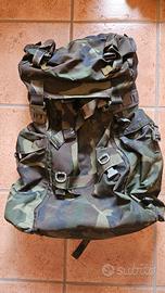 Zaino + zainetto  esercito militare woodland 