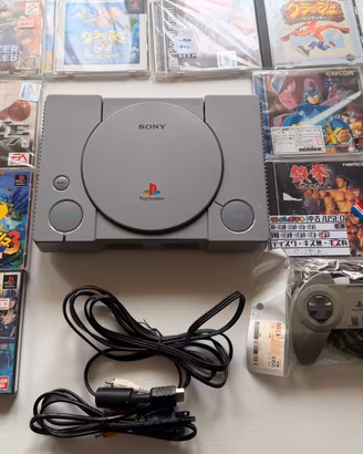 Ps1 giapponese con giochi giapponesi