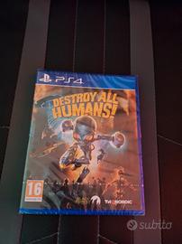 gioco ps4 destroy all humans! nuovo 