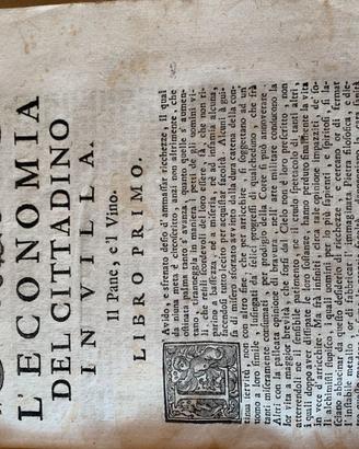 "L'ECONOMIA DEL CITTADINO IN VILLA" di  Tanara