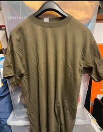 2 magliette verde oliva nuove taglia XL