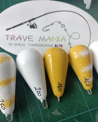 piombi da pesca plastificati 